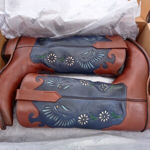Fabulous Kemo Sabe Grit 'Blue Sparrow' Cowboy boots, Sz 9.5!